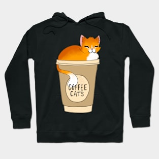 Ginger Coffee Cat Hoodie